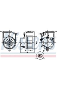 Ventilatore abitacolo NISSENS