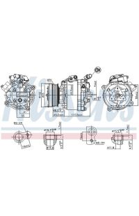 Compressore, Climatizzatore NISSENS