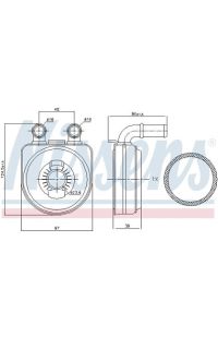 Radiatore olio, Olio motore NISSENS