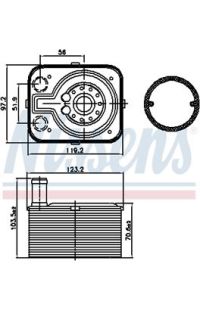 Radiatore olio, Olio motore NISSENS