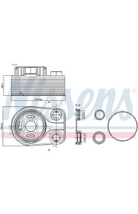 Radiatore olio, Olio motore NISSENS