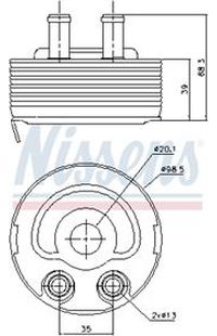 Radiatore olio, Olio motore NISSENS