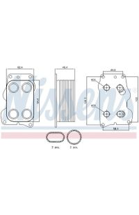 Radiatore olio, Olio motore NISSENS