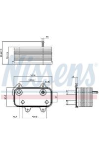 Radiatore olio, Olio motore NISSENS
