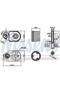 Radiatore olio, Olio motore NISSENS