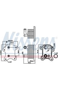 Radiatore olio, Olio motore NISSENS