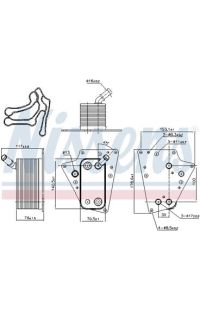 Radiatore olio, Olio motore NISSENS