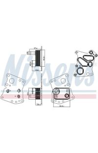 Radiatore olio, Olio motore NISSENS