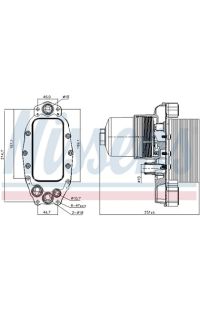 Radiatore olio, Olio motore NISSENS