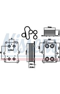 Radiatore olio, Olio motore NISSENS