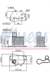 Radiatore olio, Olio motore NISSENS