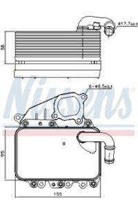 Radiatore olio, Olio motore NISSENS