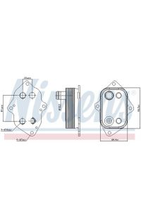 Radiatore olio, Olio motore NISSENS