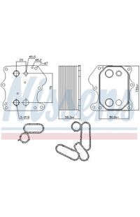 Radiatore olio, Olio motore NISSENS