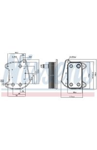 Radiatore olio, Olio motore NISSENS