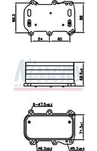 Radiatore olio, Olio motore NISSENS