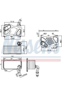 Radiatore olio, Olio motore NISSENS
