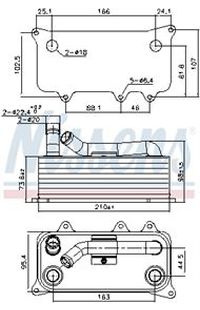 Radiatore olio, Olio motore NISSENS