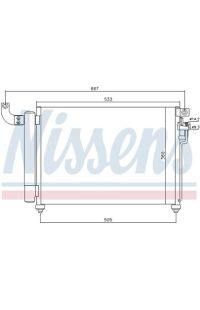 Condensatore, Climatizzatore NISSENS
