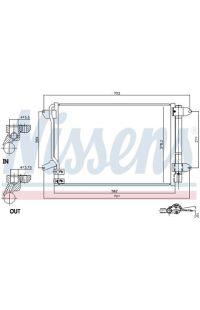 Condensatore, Climatizzatore NISSENS
