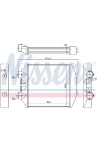 Intercooler NISSENS