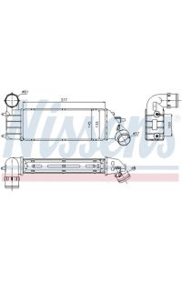 Intercooler NISSENS