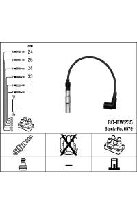 Set di cavi di accensione ngk
