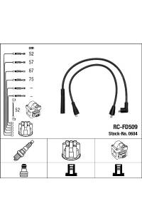 Set di cavi di accensione ngk