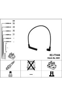 Set di cavi di accensione ngk