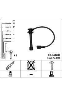 Set di cavi di accensione ngk