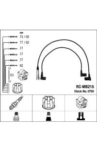 Set di cavi di accensione ngk