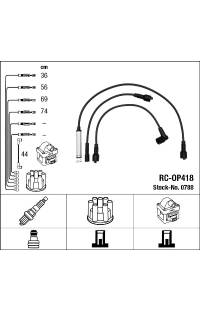 Set di cavi di accensione ngk