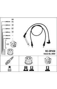 Set di cavi di accensione ngk