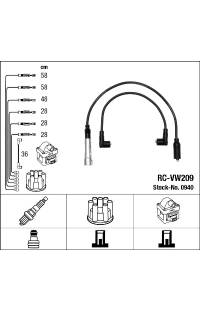 Set di cavi di accensione ngk