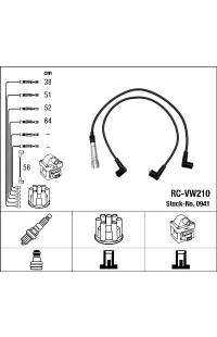 Set di cavi di accensione ngk