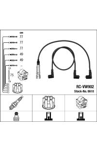 Set di cavi di accensione ngk