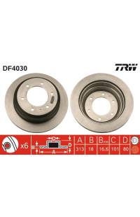 Disco  freno TRW