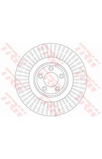 Disco  freno TRW