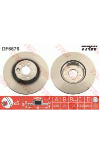 Disco  freno TRW
