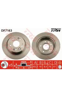Disco  freno TRW