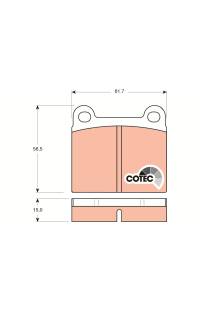 Kit pastiglie freno, Freno a disco TRW