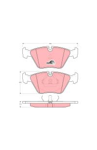 Kit pastiglie freno, Freno a disco TRW