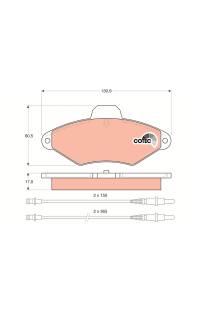 Kit pastiglie freno, Freno a disco TRW