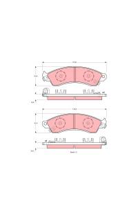 Kit pastiglie freno, Freno a disco TRW