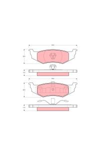 Kit pastiglie freno, Freno a disco TRW