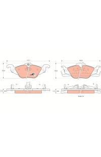 Kit pastiglie freno, Freno a disco TRW
