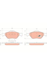 Kit pastiglie freno, Freno a disco TRW