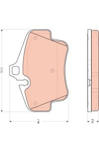 Kit pastiglie freno, Freno a disco TRW