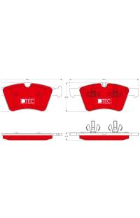 Kit pastiglie freno, Freno a disco TRW 161-GDB1797DTE