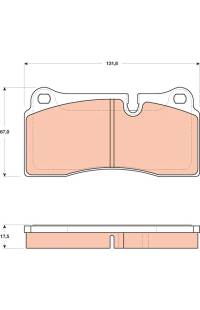 Kit pastiglie freno, Freno a disco TRW